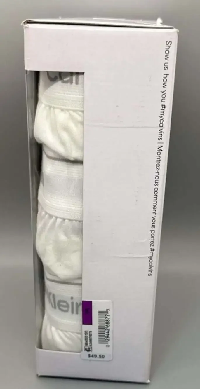 Men's Calvin Klein 3 Pack Classic Fit 100% Cotton Knit Boxers XXL White 2019 NIB